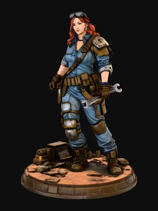 3D model for Fallout Melanie
