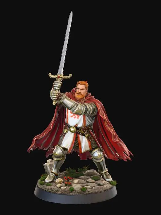 3D model for Knight of Valor