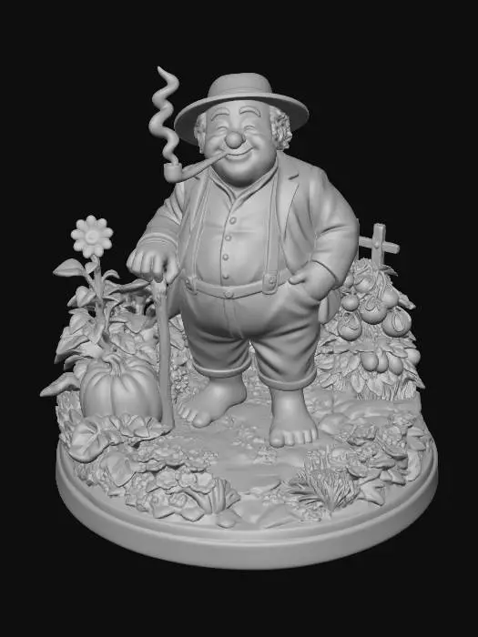 3D model for Gardener's Charm Halfling