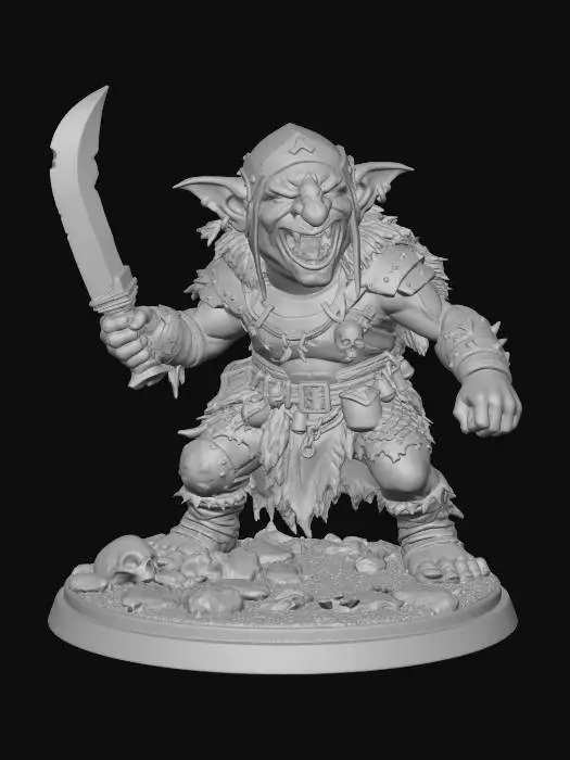 3D model for Goblin Male
