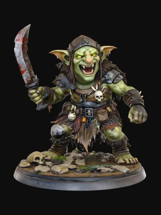 3D model for Goblin Male
