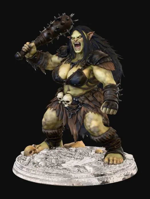 3D model for Ogre Berserk Female