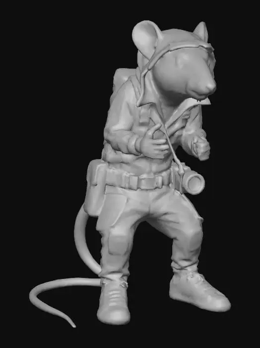 3D model for Urban Explorer Rat