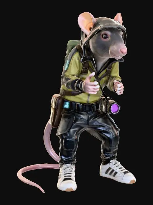 3D model for Urban Explorer Rat
