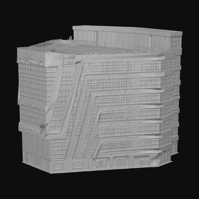 3D model for Kabul City Walk Hotel