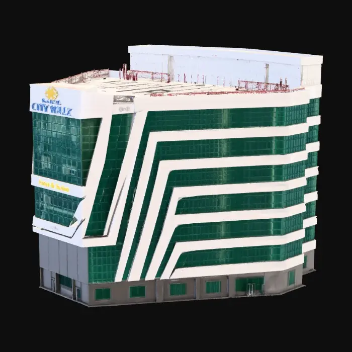 3D model for Kabul City Walk Hotel