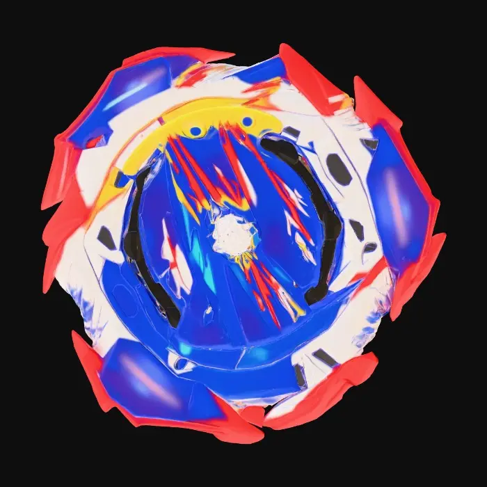 3D model for Beyblade Burst quadstrike ultimate evo valtryek v7