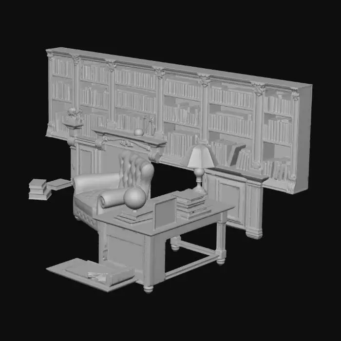 3D model for Lilbrary room
