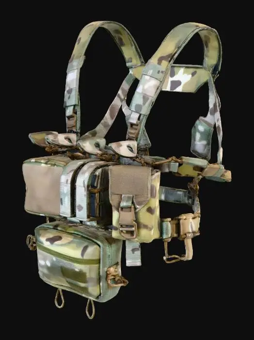 3D model for Tactical Gear Setup.