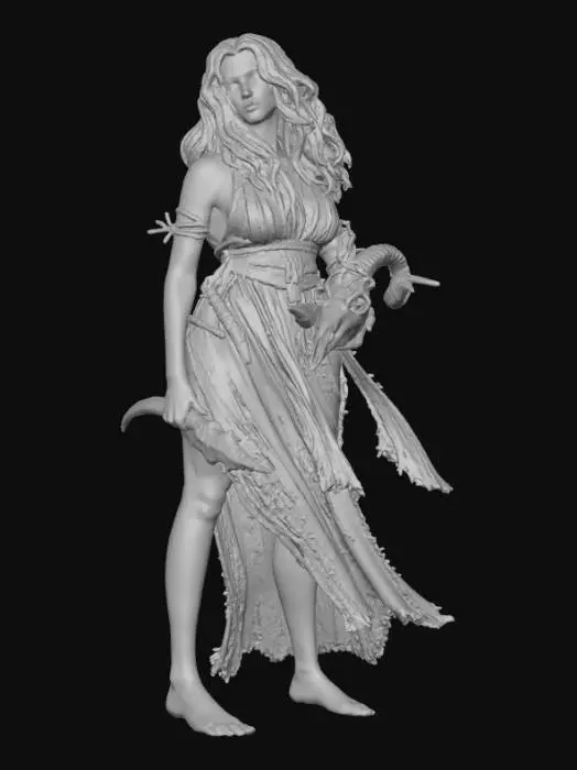 3D model for Enigmatic Sorceress