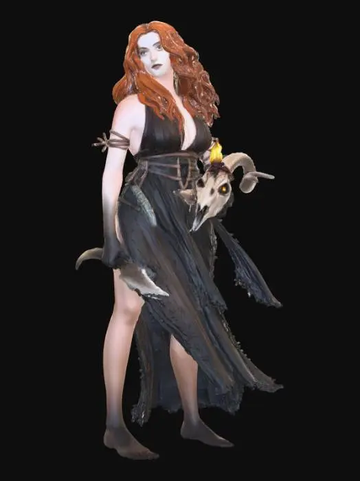 3D model for Enigmatic Sorceress