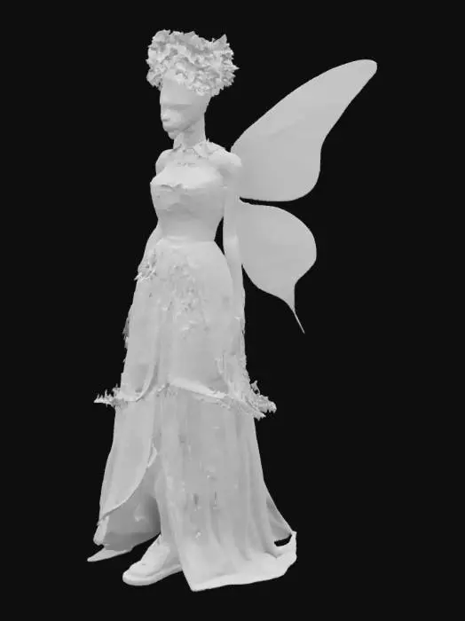 3D model for day of the dead inspired fairy
