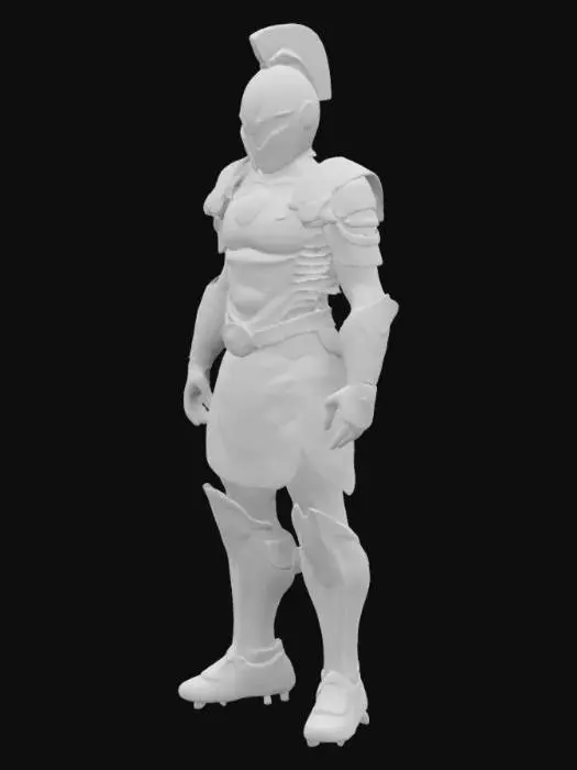 3D model for Culé (Barça-inspired Warframe)
Theme: Football Gladiator
Colors: Blue, red, gold
Look: Sleek armor with jersey-like textures, glowing tactical field lines, and armored cleat-like feet.
Abilities:
Tiki-Taka – Fast dash attacks
Golden Boot – Powerful energy kick
Offside Trap – Slows enemies in a zone
Final Whistle – Energy ball bounces & explodes