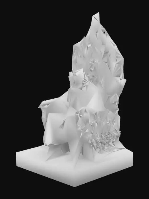 3D model for 
A lone figure in a cracked throne room lit only by moonlight and rage”

“Abstract soul-funk city with alley jazz spirits and neon grief”

“Street-level prophet with scars and old eyes, backlit by a fire escape


