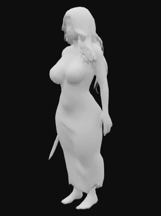 3D model for A sultry Spanglish siren who walks the line between passion and punishment. Her songs drip with desire, betrayal, and the kind of love you never recover from. She’s a tango in the dark, lipstick on a dagger, a lullaby with teeth.
