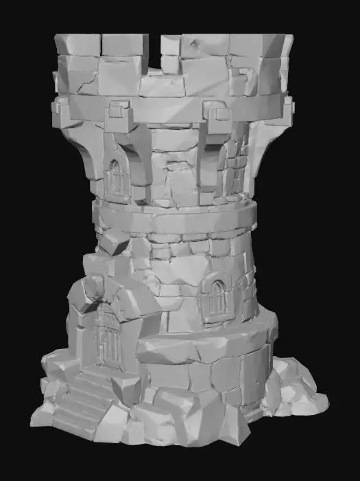 3D model for Ice Tower