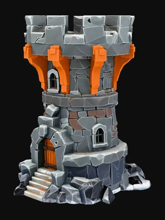 3D model for Ice Tower