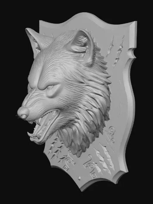 3D model for Wolf Guardian