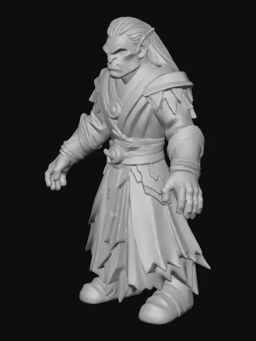 3D model for Orc Sorcerer