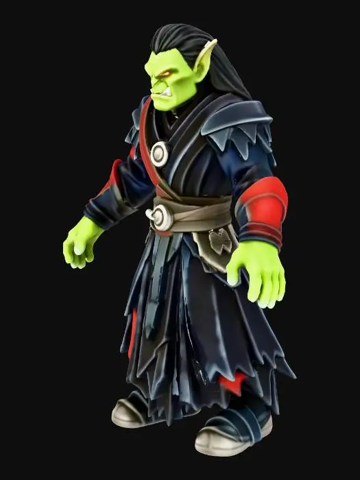 3D model for Orc Sorcerer