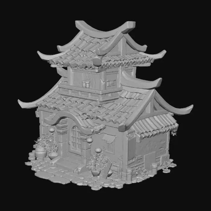 3D model for JAPAN HOUSE