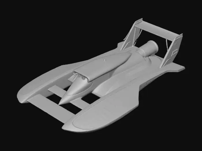 3D model for Banshee Speedboat