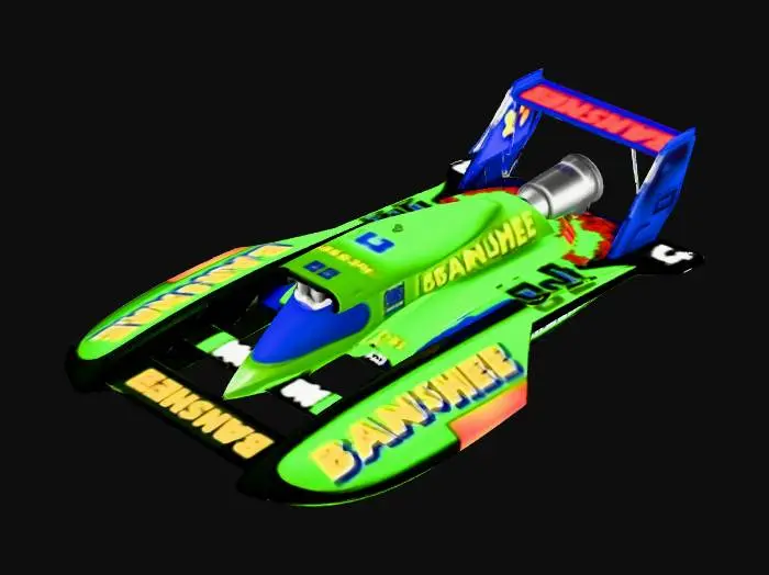 3D model for Banshee Speedboat