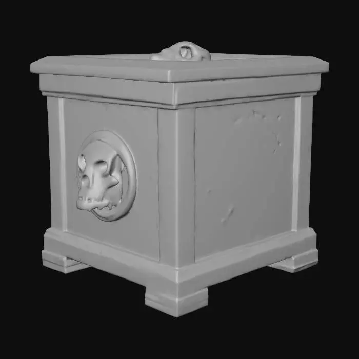 3D model for halloween prop inspired by the horror movies Blair Witch Project and V/H/S