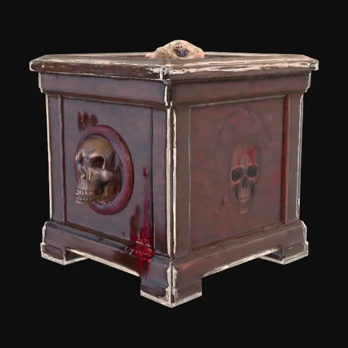 3D model for halloween prop inspired by the horror movies Blair Witch Project and V/H/S