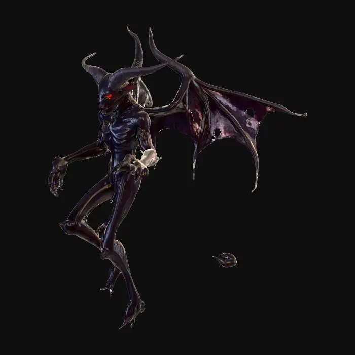 3D model for Shadowy shapeshifting imp