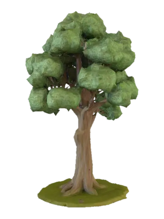 3D-модель tree - Foliage, згенерована ШІ