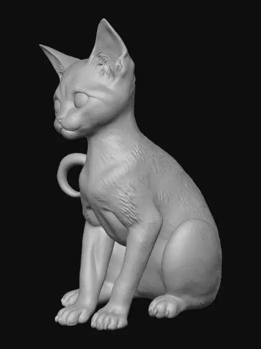 3D model for Winged Feline Enigma