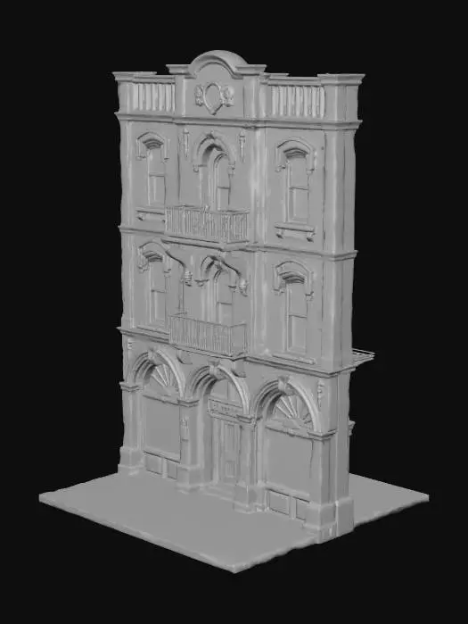 3D model for Brick Facade Beauty