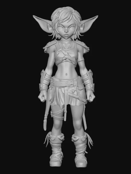3D model for Emerald Marauder goblin