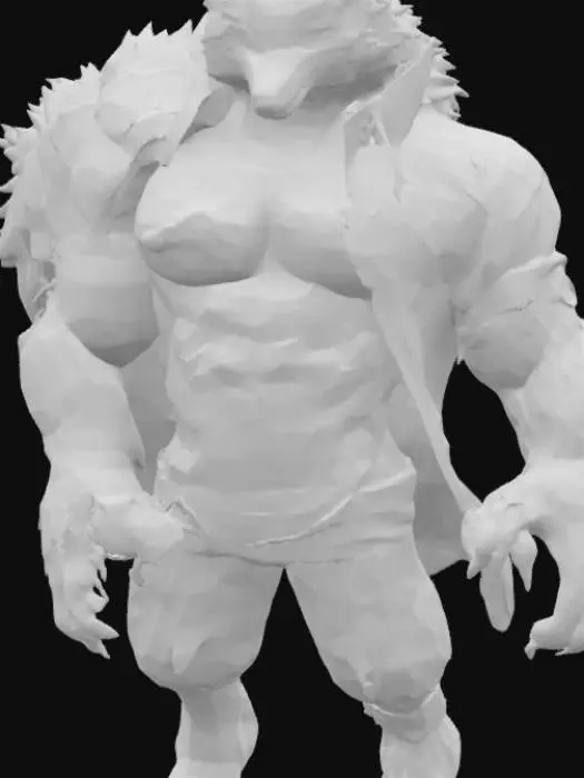 3D model for Fierce Fox