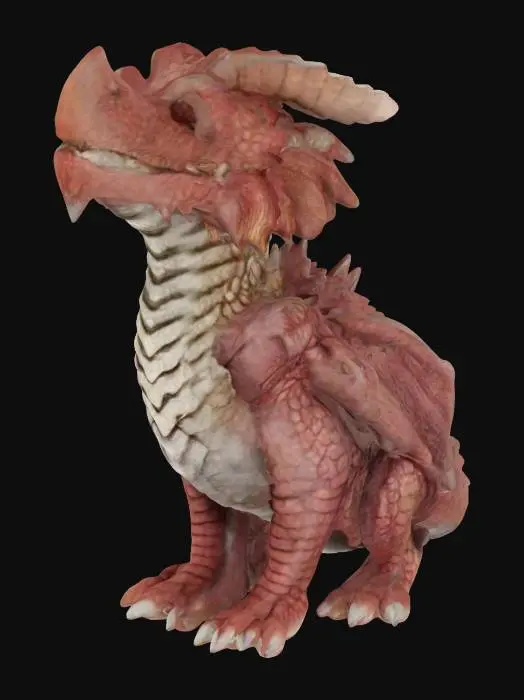 3D model for Crimson Hatchling