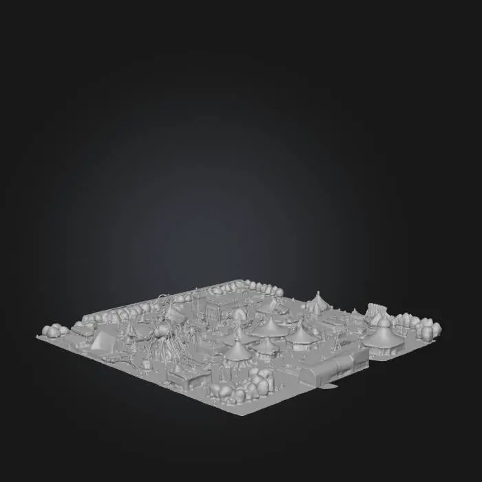 3D model for Amusement Park Wonderland