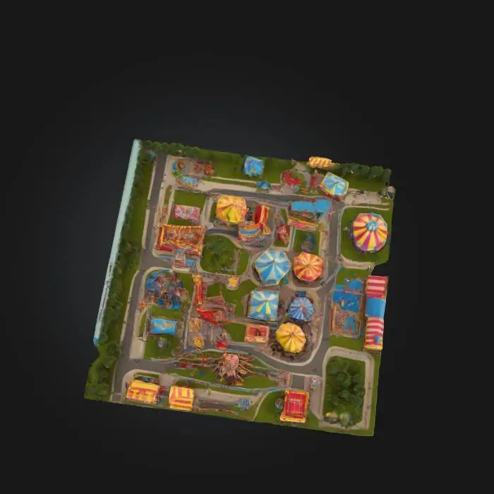 3D model for Amusement Park Wonderland