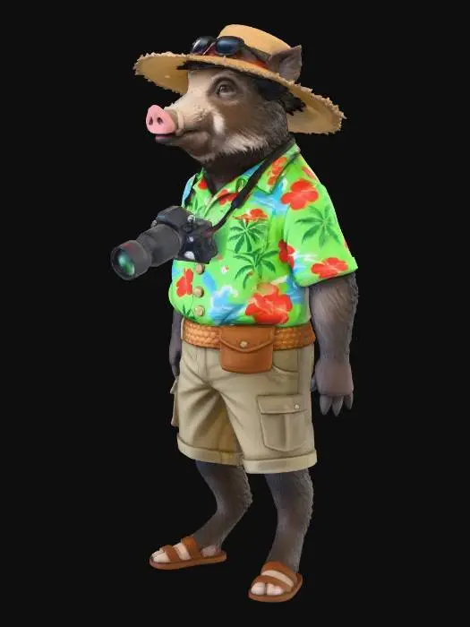 3D model for Hawaiian Vacation Boar