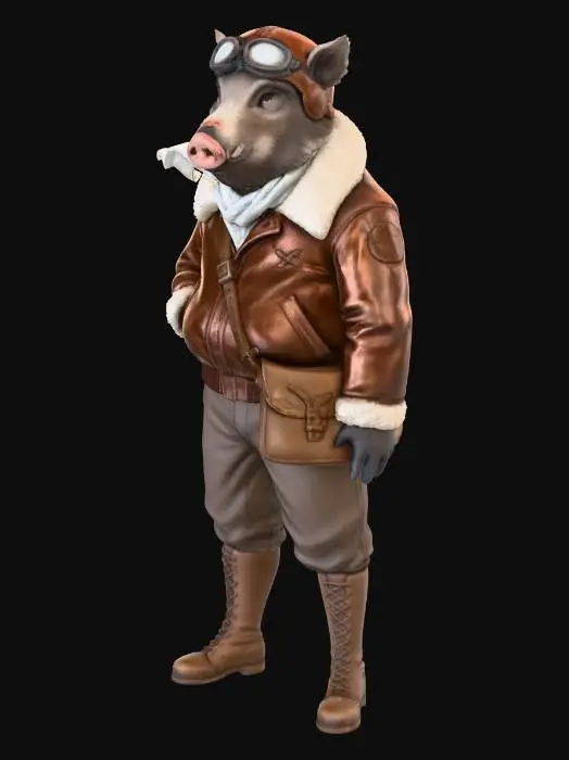 3D model for Aviator Boar