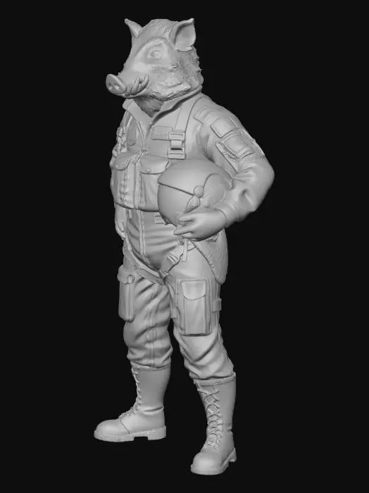 3D model for Warthog Pilot