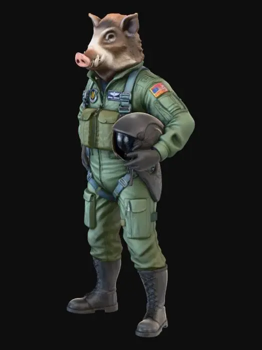 3D model for Warthog Pilot