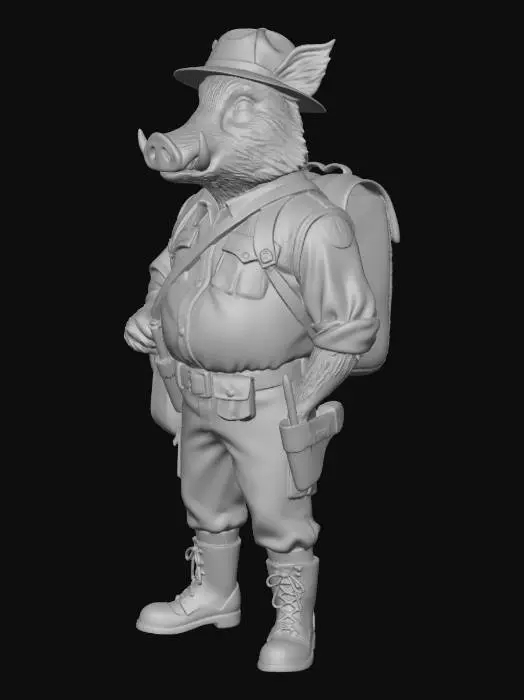 3D model for Explorer Boar