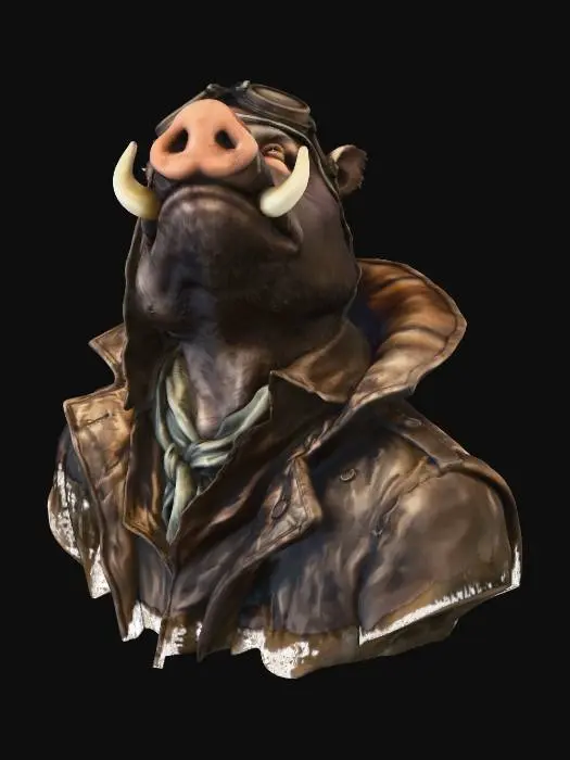 3D model for Aviator Hogjaw