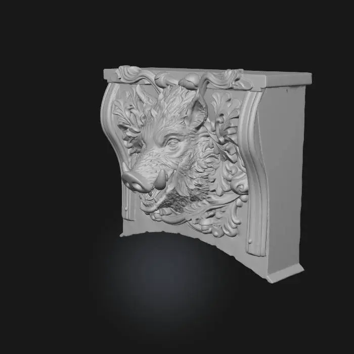 3D model for Wild Boar Crest