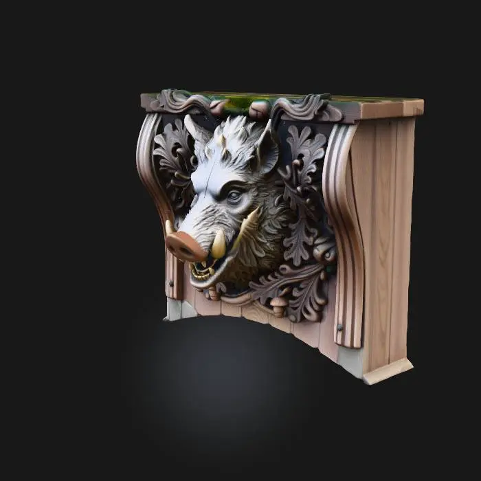 3D model for Wild Boar Crest