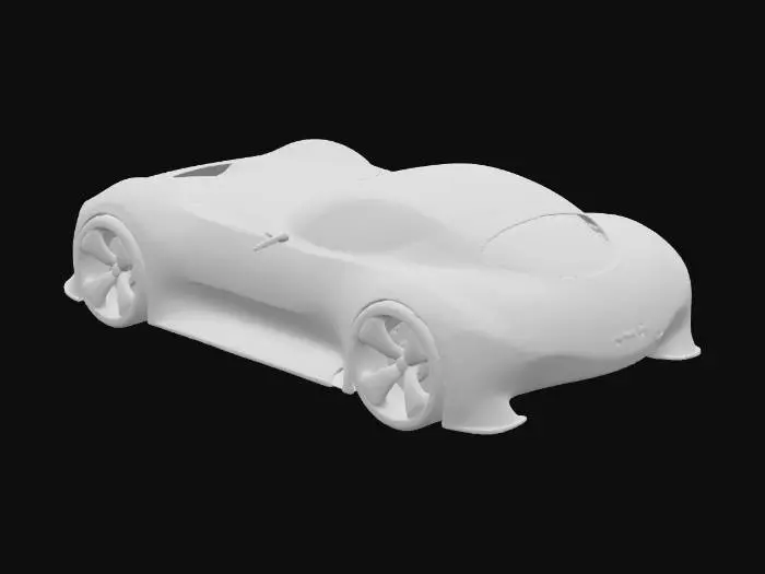 3D model for Silver Speedster