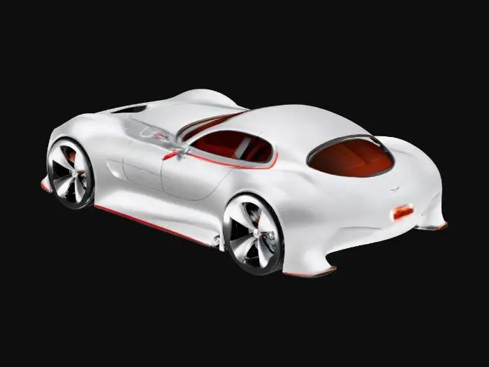 3D model for Silver Speedster