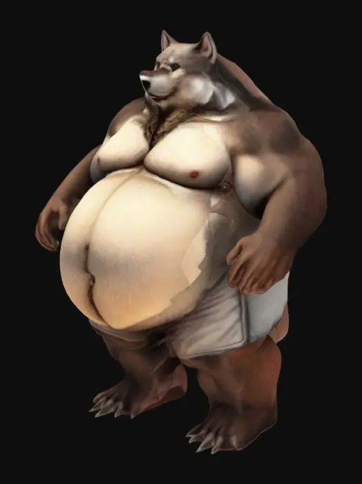 3D model for Werewolf at the Beach
