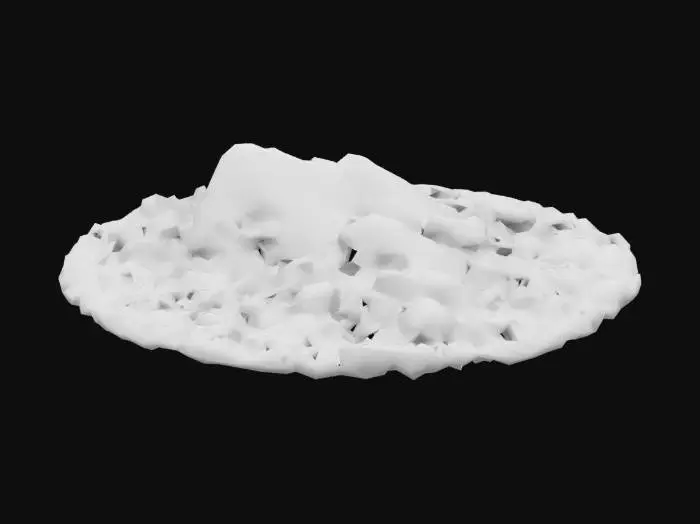 3D model for spilled salt,only salt,nothing else in the model.